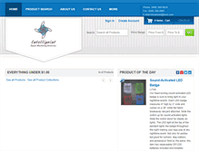 Tablet Screenshot of intelliprintproducts.com